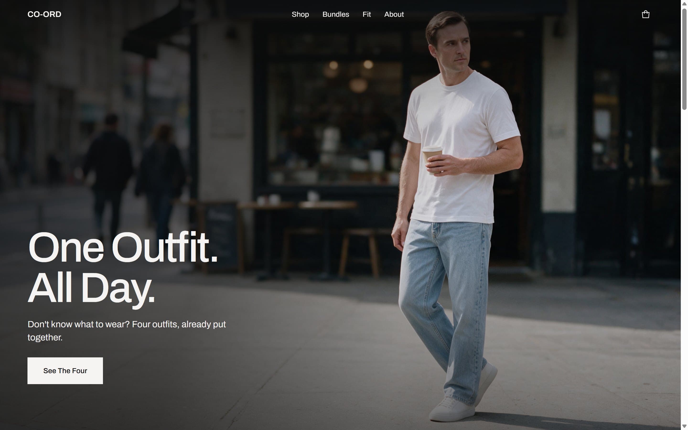 Screenshot of the Co-Ord website